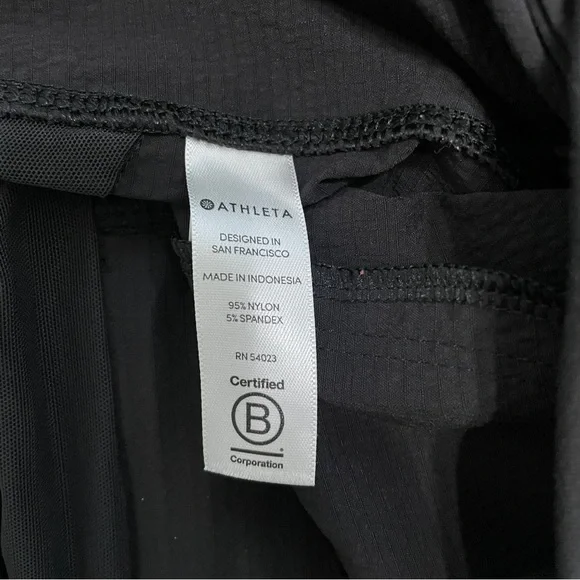 Athleta Shorts Womens Black Size 4 Trekkie Ripstop Trail Hiking Nylon Active - Picture 11 of 12